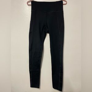 Girlfriend collective compressive high rise tight. 28in. Size M. Black.